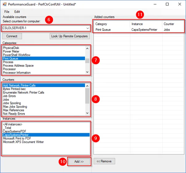 Windows Performance Counters