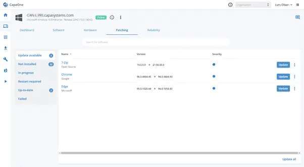 Introducing CapaOne Updater