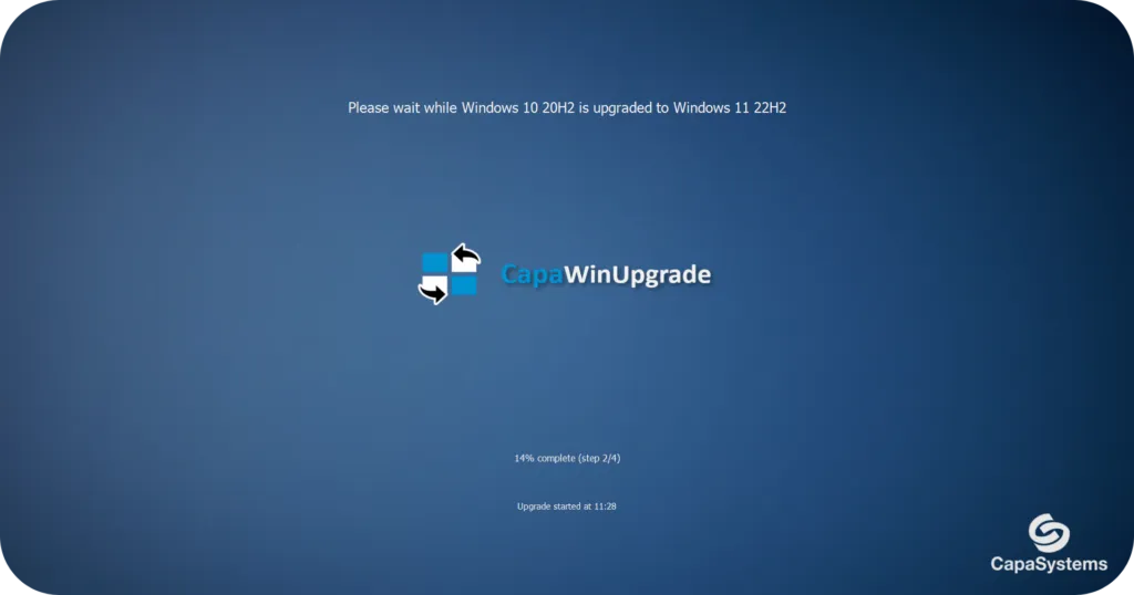 Windows 11 in-place upgrade stuck